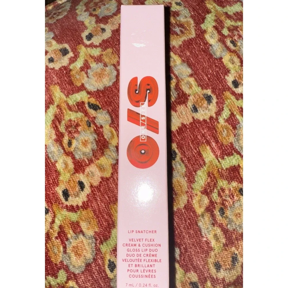O/S Lip Snatcher Velvet Flex Cream & Cushion Lip Gloss Duo .24 oz FS Be About It